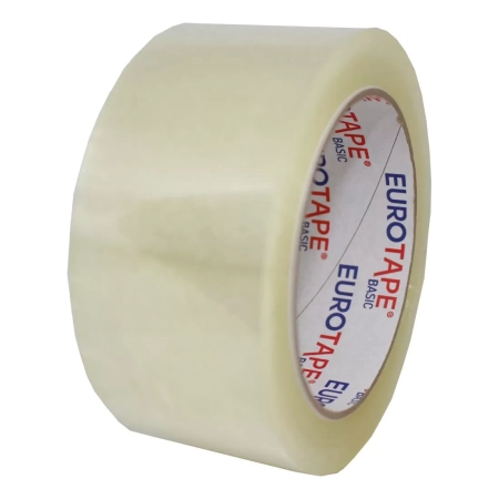 TAŚMA PAKOWA EUROTAPE AKRYL TRANSPARENT 48/132